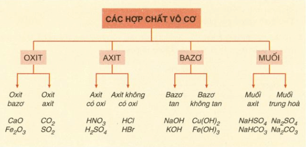 Hóa học 9 Bài 13: Luyện tập chương 1: Các loại hợp chất vô cơ hay, chi tiết - Lý thuyết Hóa 9