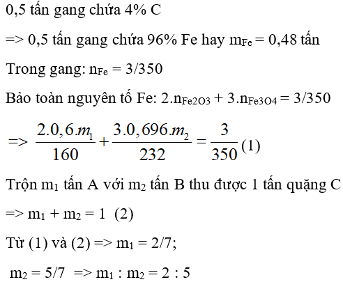 Trắc nghiệm Hóa 9 Bài 20 (có đáp án): Hợp kim sắt: Gang, thép (phần 2)