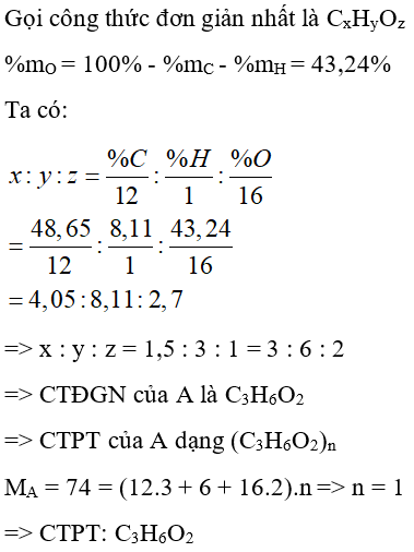 Trắc nghiệm Hóa 9 Bài 35 (có đáp án): Cấu tạo phân tử hợp chất hữu cơ (phần 2)