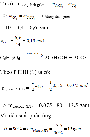 Trắc nghiệm Hóa 9 Trắc nghiệm Hóa 9 Bài 50 (có đáp án): Glucozơ (phần 2)