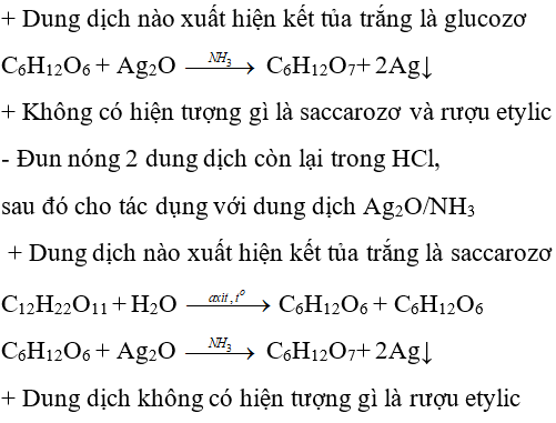 Trắc nghiệm Hóa 9 Bài 51 (có đáp án): Saccarozơ (phần 2)