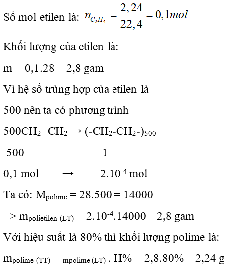 Trắc nghiệm Hóa 9 Trắc nghiệm Hóa 9 Bài 54 (có đáp án): Polime (phần 2)