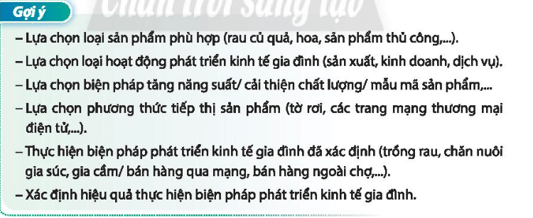 Đề xuất các bước thực hiện biện pháp mà em lựa chọn