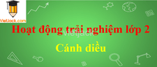 Hoạt động trải nghiệm lớp 2 Cánh diều - Giải bài tập Hoạt động trải nghiệm 2 hay nhất