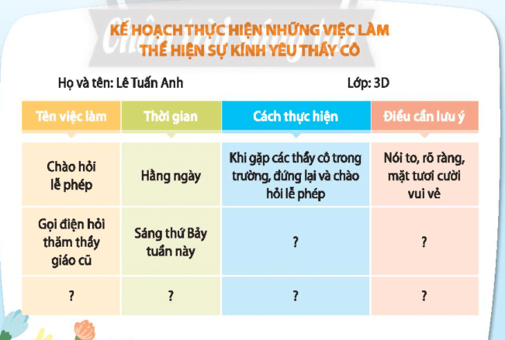 Hoạt động trải nghiệm lớp 3 Tuần 10 trang 29, 30 | Chân trời sáng tạo