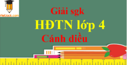 Hoạt động trải nghiệm lớp 4 Cánh diều | Giải Hoạt động trải nghiệm lớp 4 (hay, chi tiết)