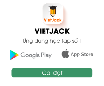 Cài đặt app Vietjack