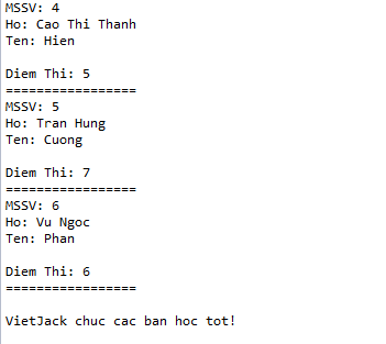 Ví dụ Savepoint trong JDBC