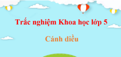 500 Câu hỏi trắc nghiệm Khoa học lớp 5 Cánh diều (có đáp án) | Trắc nghiệm Khoa học lớp 5