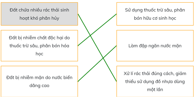  (Kết nối tri thức) Trắc nghiệm Khoa học lớp 5 Bài 2 (có đáp án): Ô nhiễm, xói mòn đất và bảo vệ môi trường đất