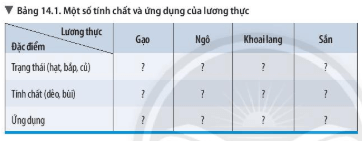 Bài 14. Một số lương thực – thực phẩm