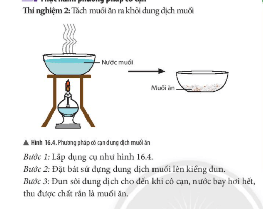 Lý thuyết Khoa học tự nhiên 6 Bài 16: Một số phương pháp tách chất ra khỏi hỗn hợp