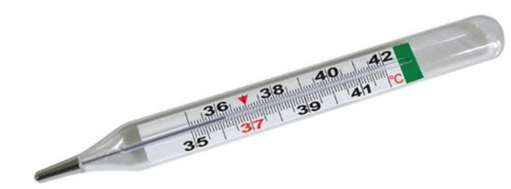 Giới hạn đo của nhiệt kế y tế | Khoa học tự nhiên lớp 6 (ảnh 1)