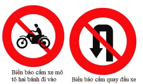 Ký hiệu cảnh báo cấm có đặc điểm gì? | Khoa học tự nhiên lớp 6 (ảnh 1)