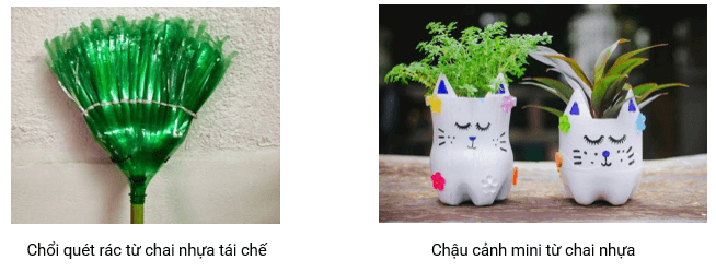 Nêu các ý tưởng tái chế từ chai nhựa?