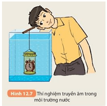 Làm thí nghiệm kiểm tra để chứng tỏ âm truyền được trong chất lỏng (ảnh 12)