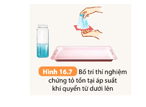 Thí nghiệm 3  Chuẩn bị: Một cốc thủy tinh; một bình nước