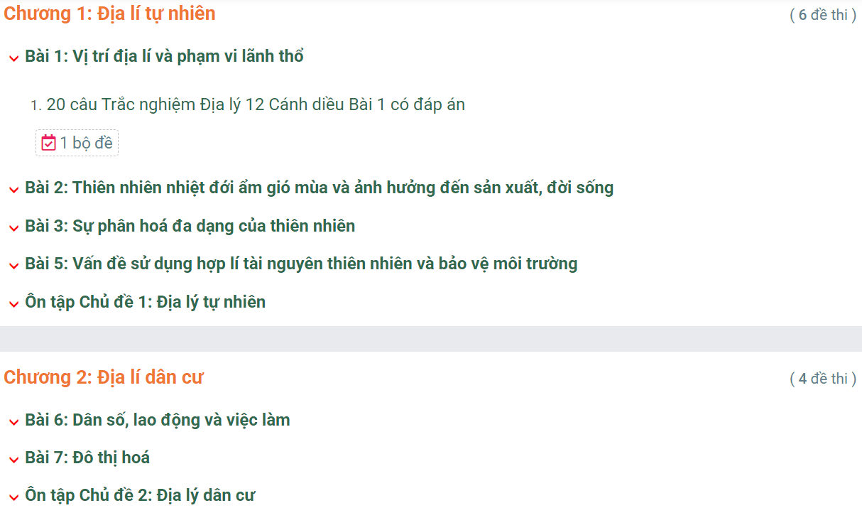 Học online Địa Lí 12 Cánh diều (hiệu quả nhất)