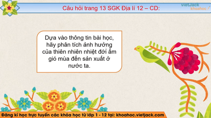 Học online Địa Lí 12 Cánh diều (hiệu quả nhất)
