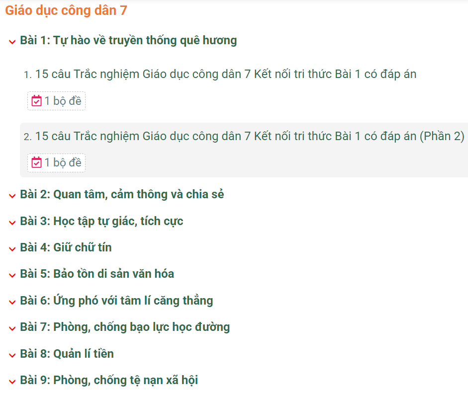 Học online GDCD 7 Kết nối tri thức (hiệu quả nhất)