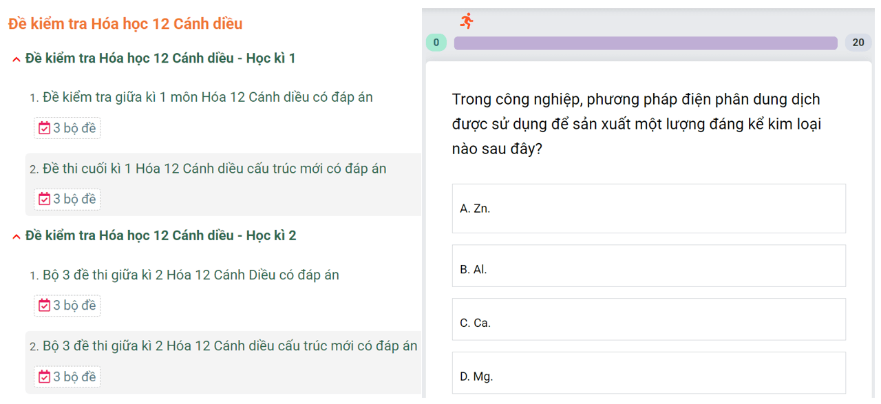 Học online Hóa học 12 Cánh diều (hiệu quả nhất)