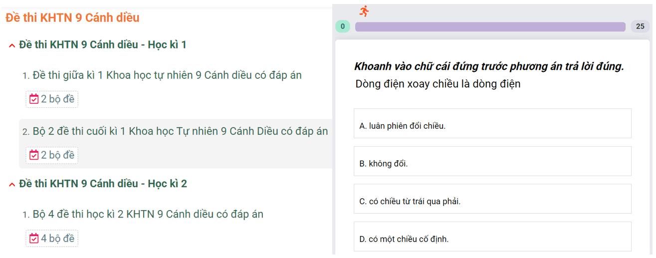 Học online Khoa học tự nhiên 9 Cánh diều (hiệu quả nhất)