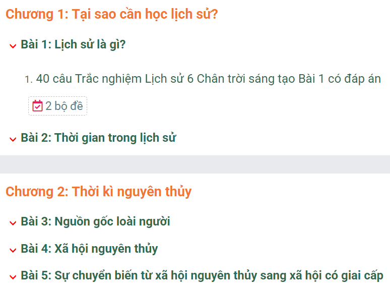 Học online Lịch Sử 6 Chân trời sáng tạo (hiệu quả nhất)
