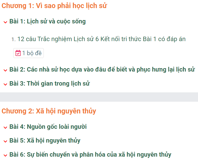 Học online Lịch Sử 6 Kết nối tri thức (hiệu quả nhất)