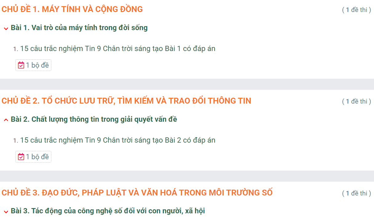 Học online Tin học 9 Chân trời sáng tạo (hiệu quả nhất)