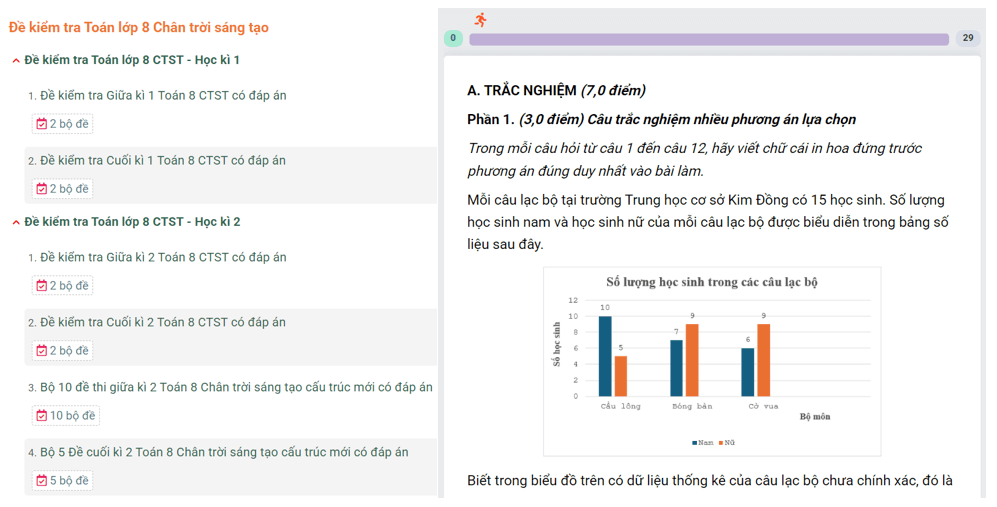 Học online Toán 8 Chân trời sáng tạo (hiệu quả nhất)