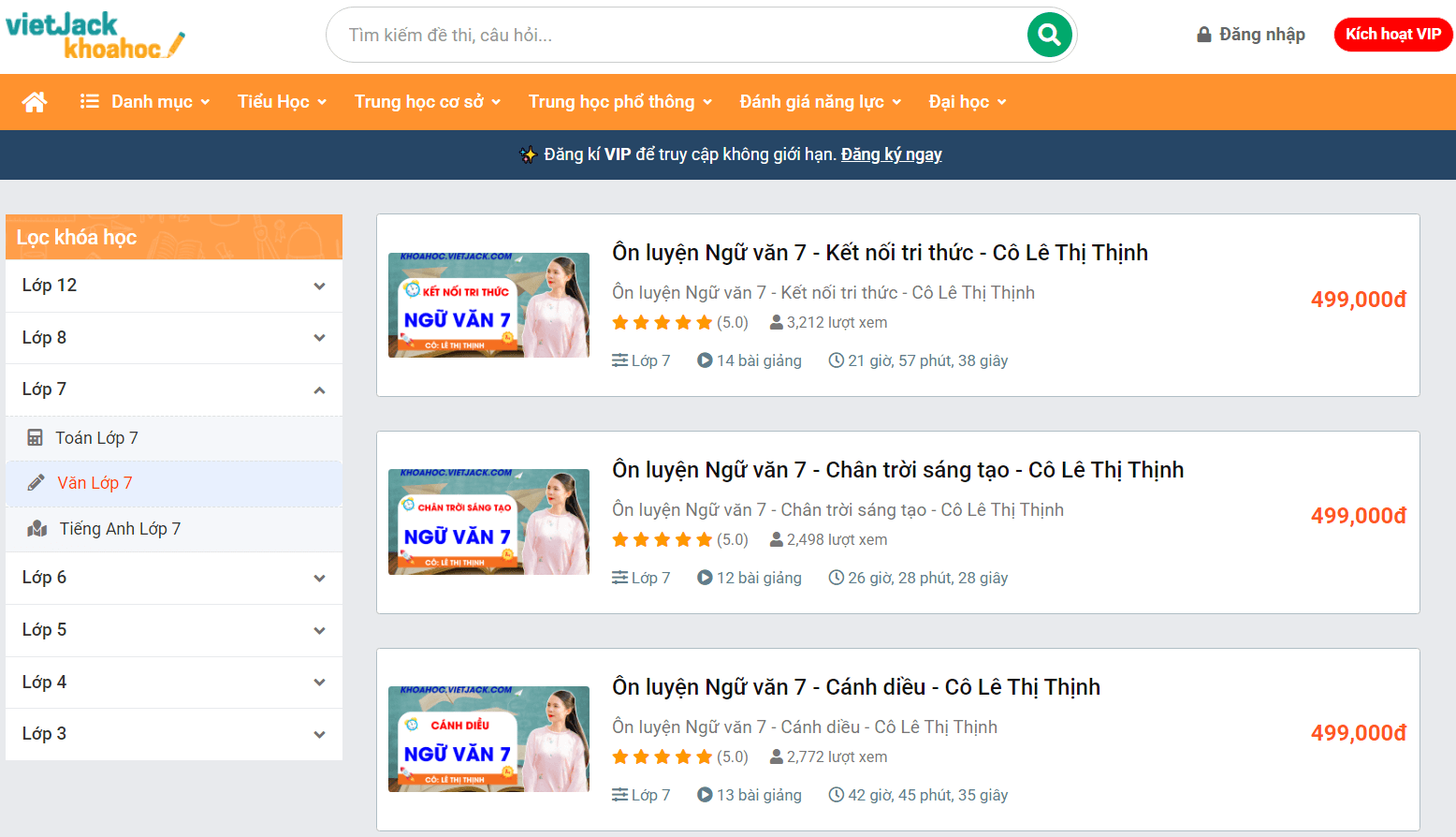 (Video) Khóa học online Văn 7 Kết nối tri thức (hay nhất)