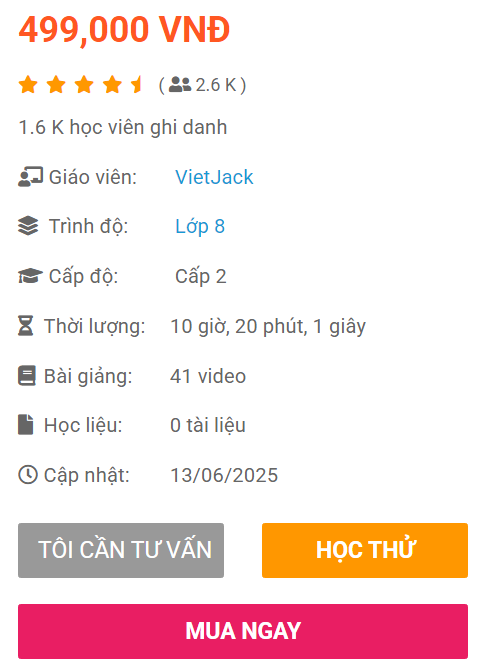 (Video) Khóa học online Văn 8 Chân trời sáng tạo (hay nhất)