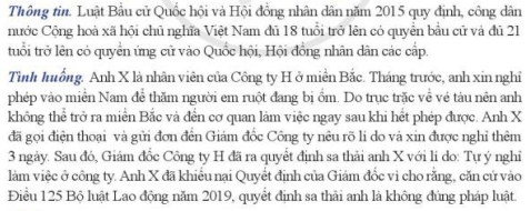 Ở thông tin trên, công dân được thực hiện quyền gì của mình và thực hiện như thế nào? 