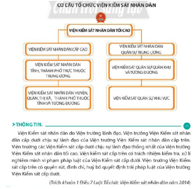 Trình bày cơ cấu tổ chức và hoạt động của Viện Kiểm sát nhân dân