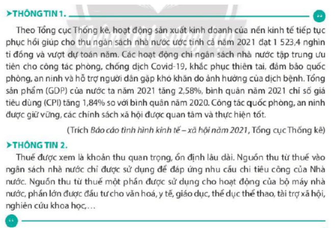 Thuế đóng vai trò như thế nào