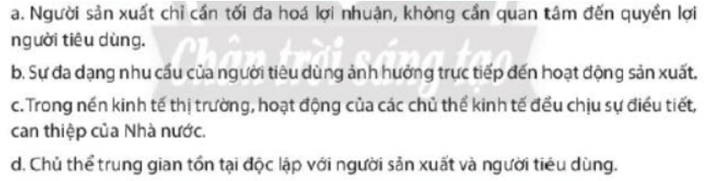 Em đồng tình hay không đồng tình với ý kiến nào dưới đây