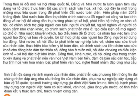 Em hãy lấy ví dụ thực tế để minh họa cho nội dung trong thông tin trên