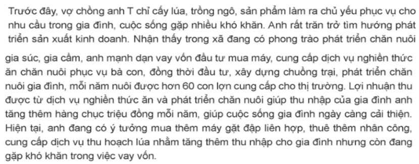 Anh T đã cung cấp dịch vụ để phục vụ bà con địa phương với mục đích gì
