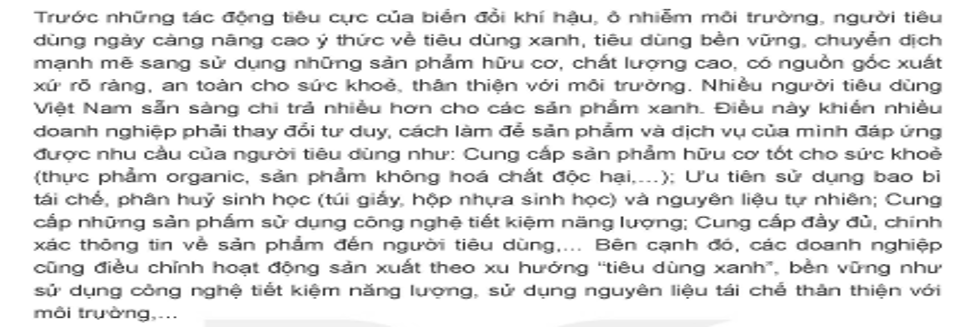 Các nhân vật trong tranh tham gia nền kinh tế với vai trò là chủ thể tiêu dùng