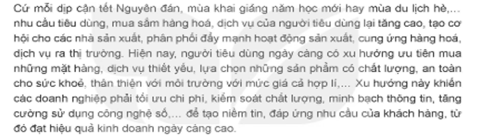 Hoạt động tiêu dùng có vai trò thế nào đối với hoạt động sản xuất, phân phối-trao đổi