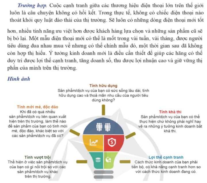 Em hãy khai thác nội dung trong hình ảnh để làm rõ các dấu hiệu nhận diện