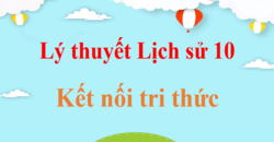 Tóm tắt Lý thuyết Lịch Sử 10 Kết nối tri thức hay, ngắn gọn