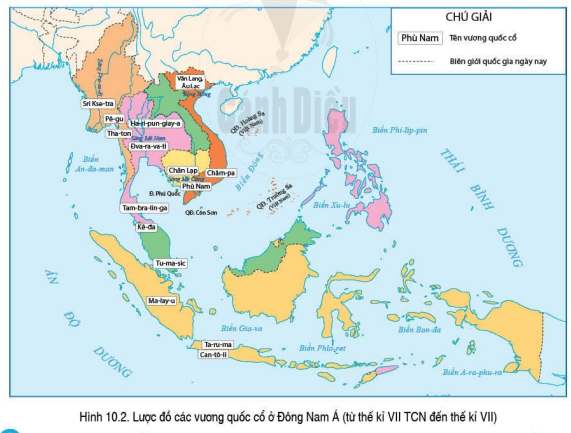 Lý thuyết Lịch sử 6 Bài 10 : Sự ra đời và phát triển của các vương quốc cổ ở đông nam á (từ những thế kỉ tiếp giáp công nguyên đến thế kỉ X)