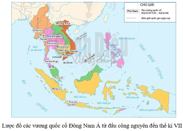 Lý thuyết Lịch Sử 6 Bài 12: Các vương quốc ở Đông Nam Á