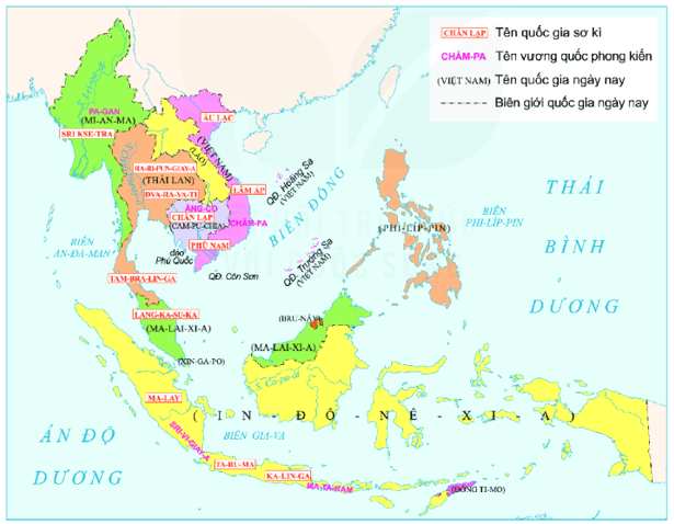 Lý thuyết Lịch Sử 6 Bài 12: Sự hình thành và bước đầu phát triển của các vương quốc phong kiến ở Đông Nam Á