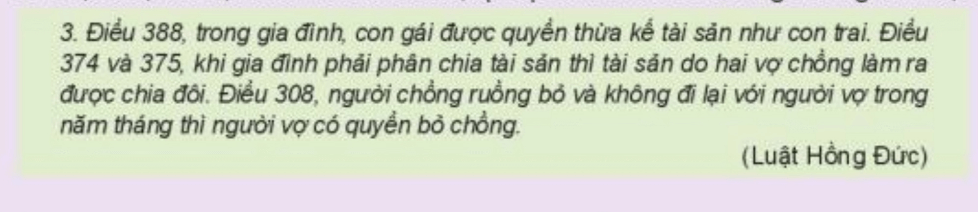 Đọc đoạn tư liệu sau và cho biết luật pháp thời Lê Sơ có những điểm nào