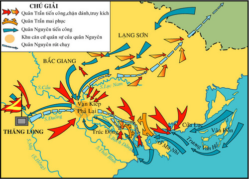 Lý thuyết Lịch Sử 7 Kết nối tri thức Bài 14: Ba lần kháng chiến chống quân xâm lược Mông - Nguyên