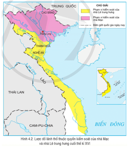 Lý thuyết Lịch Sử 8 Cánh diều Bài 4: Xung đột Nam - Bắc triều, Trịnh - Nguyễn