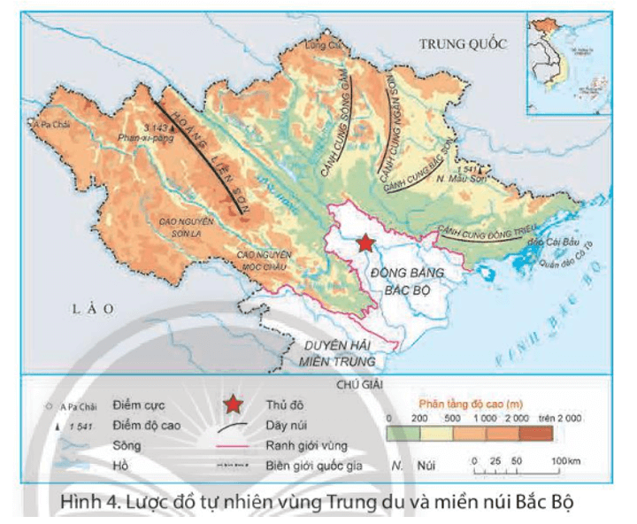 Lịch Sử và Địa Lí lớp 4 Chân trời sáng tạo Bài 4: Thiên nhiên vùng trung du và miền núi Bắc Bộ