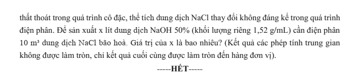 Đề thi thử Hóa Tốt nghiệp THPT 2025-2026 Sở Cần Thơ